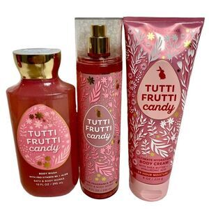 Bath and Body Works TUTTI FRUITY CANDY 3 PC Set